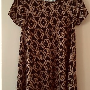 Sale! Carly dress mustard /black diamond